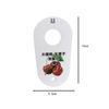 Ruler for Fruits 7 Holes Diameter Gauge Multifunction Professional Cherry Fruit Caliper Standard Measurement Measuring Ruler