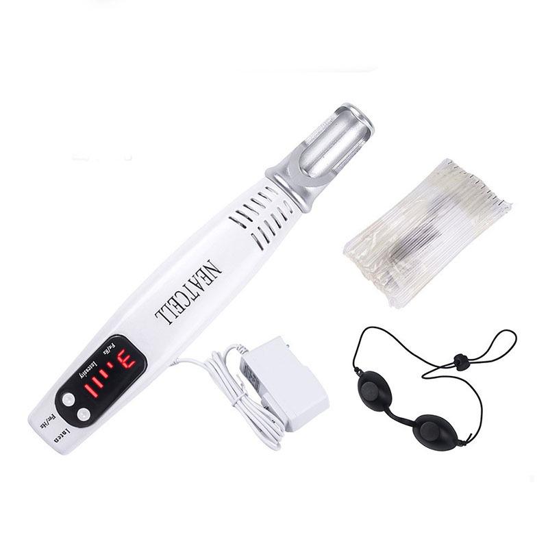 Portable Picosecond Mole and Spot Removal Pen with Red and Blue Light