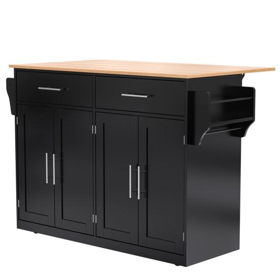 Serving Trolley with Folding Table Top, 120x46(70)x91cm, White, with Castors And Interchangeable Wooden Legs, Ideal for Kitchen And Dining Room