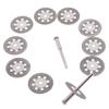 10Pcs Diamond Cutting Wheel Saw Blades Cut Off Discs Set For Rotary Tool