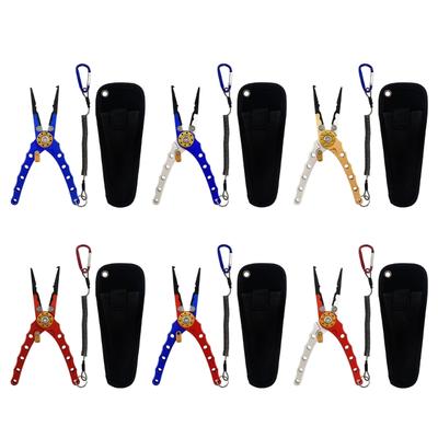 Fishing Grippers Fishing Hook Remover Aluminum Alloy Fish Plier Grip Clamps Grabber Fish Controllers Fishing Plier Tools