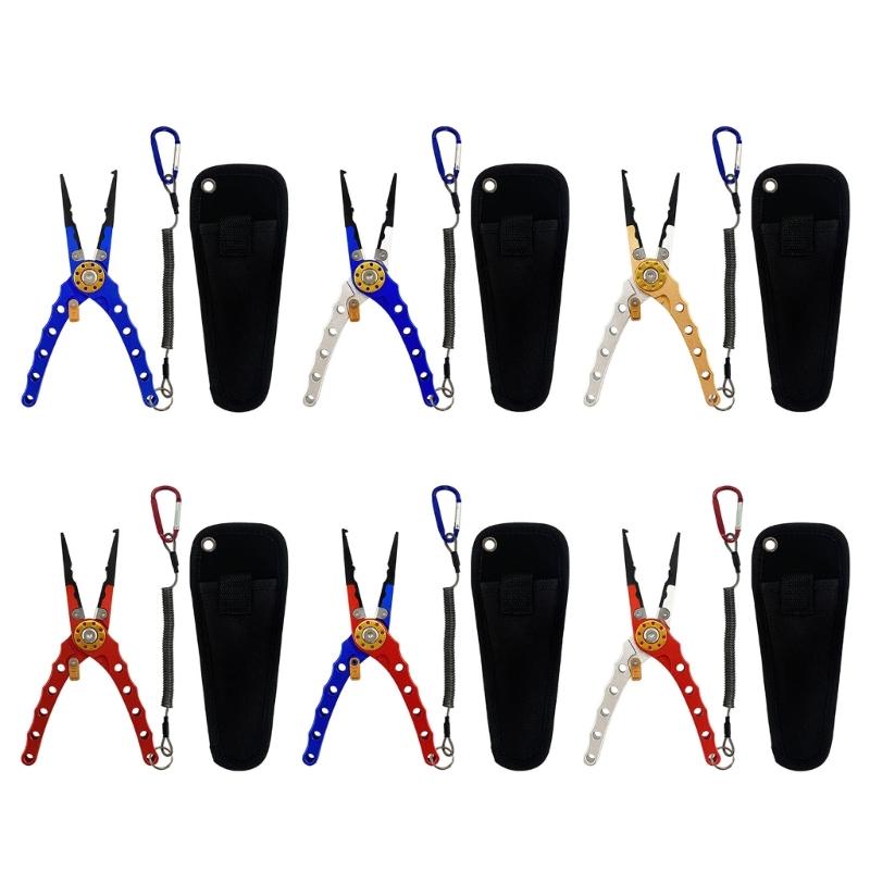 Fishing Grippers Fishing Hook Remover Aluminum Alloy Fish Plier Grip Clamps Grabber Fish Controllers Fishing Plier Tools