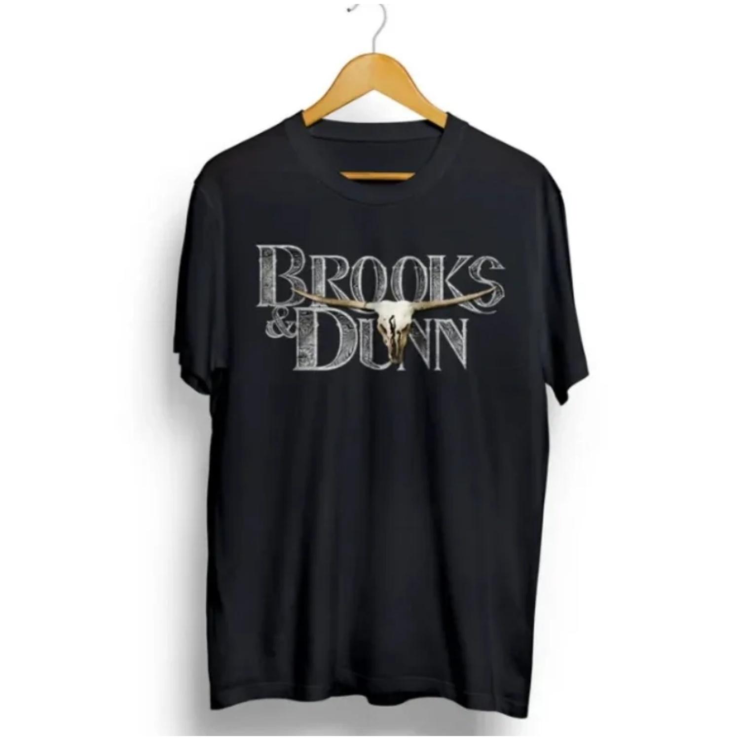 

Brooks&Dunn Logo T-shirt Retro T-shirt Retro Style Suitable for Fans, Unisex Style, Suitable for All Seasons XXXXXL чорний