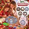 Round Board Pearl Painting Window Hanging Pre Printed DIY Craft Pendant  Xmas Tree