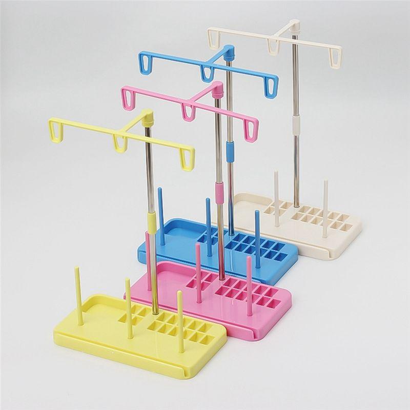 A84E-2Pcs Thread Holders,Thread Organizer For Embroidery And Sewing Machines,Thread Rack For 3 Spools Of Thread