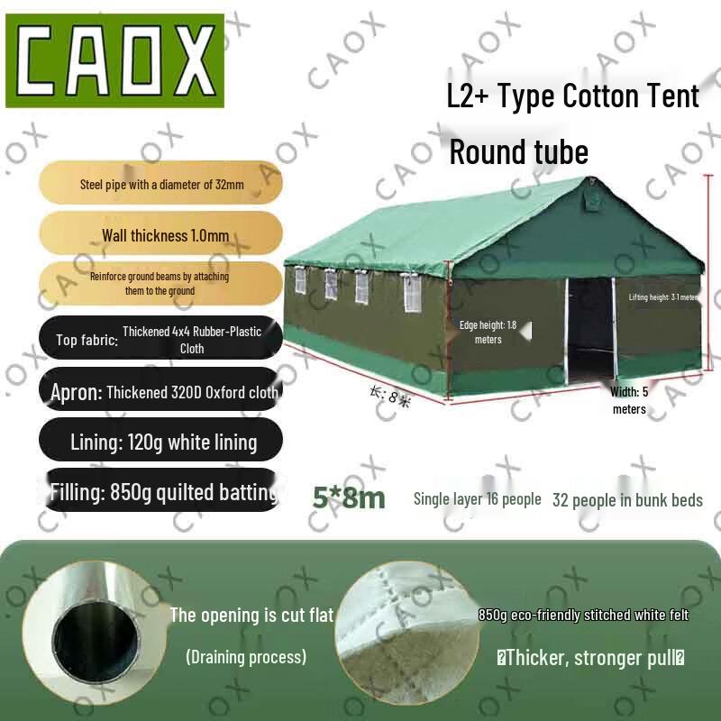 CAOX Outdoor Construction Warm Canvas Tent