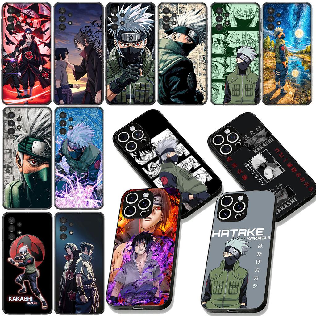 Kakashi Uchiha Sasuke Narutos Itachi Phone Case for Samsung Galaxy Note 20 9 10 S8 S10 Lite S9 Plus A54 A53 A21S S10E A17 Cover