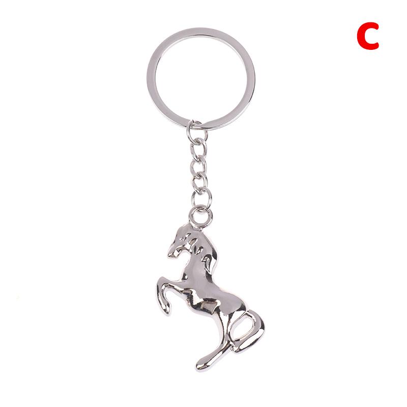 

2026 Year Of Chinese Zodiac Horse Lucky Pendant Keychain Zinc Alloy Feng Shui Wealth Key Ring Women Men Bag Pendant