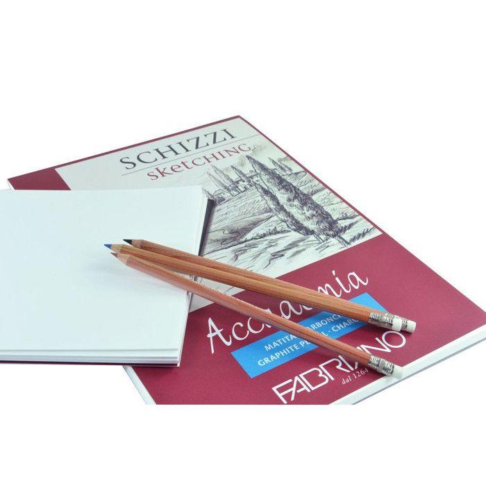 FABRIANO ACCADEMIA -lot de 25 Feuilles 70x100 cm -120 gsm -blanc