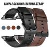 Simple Genuine Leather Straps for Apple Watch Series 9 8 7 6 SE 5 4 3 Bracelet 38/40/41mm 42/44/45mm Watchbands for Iwatch Strap