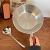 Stainless Steel Instant Noodle Pot Small Pot For One Person High-Value Appearance Wood Handle Snack Pot Small Cooking Pot