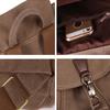 Women's and Men's Backpack High Capacity Outdoor Travel Canvas Bag Retro Trendy School Backpack for College Fashion Students
