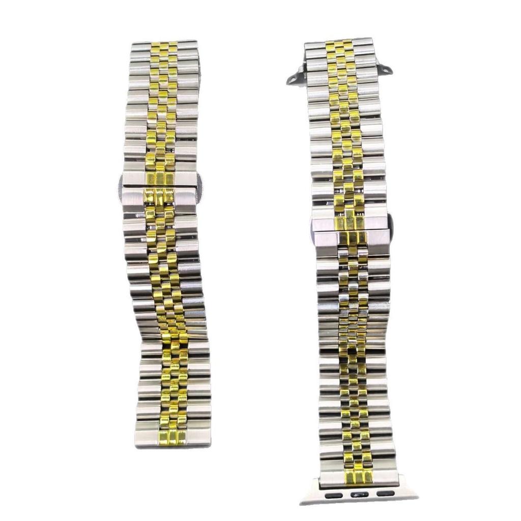 Cinturino in Acciaio Inossidabile Solido Compatibile Apple & Huawei per GT5/iWatch S10