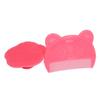 2PCS Baby Scalp Brush Set Soft Sensory Silicone Bath Brush Comfortable Newborns Scalp Bath Tool Red