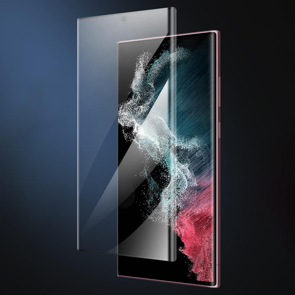 

Для Samsung Galaxy S23 Ultra Захисна плівка на весь екран з боковим клеєм Захист від відбитків пальців Вигнуте HD Загартоване скло Type A