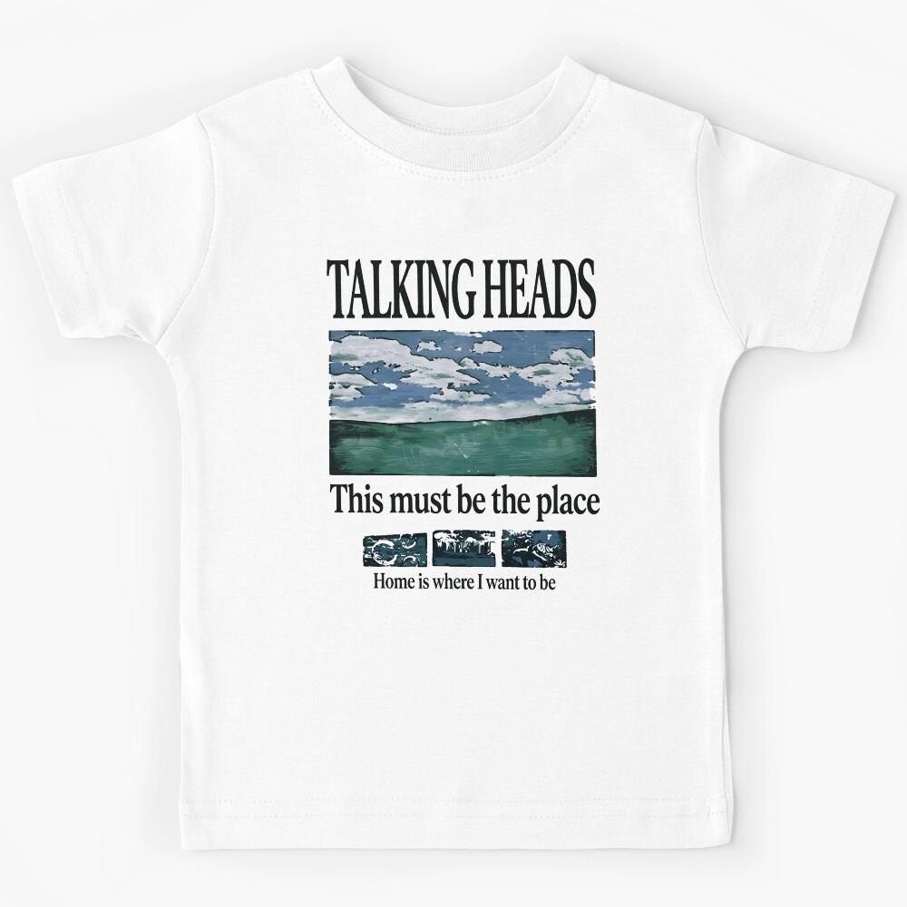 Talking Heads This Must Be The Place Vintage Alternative Rock Band Graphic T-Shirt Kids T-Shirt 140