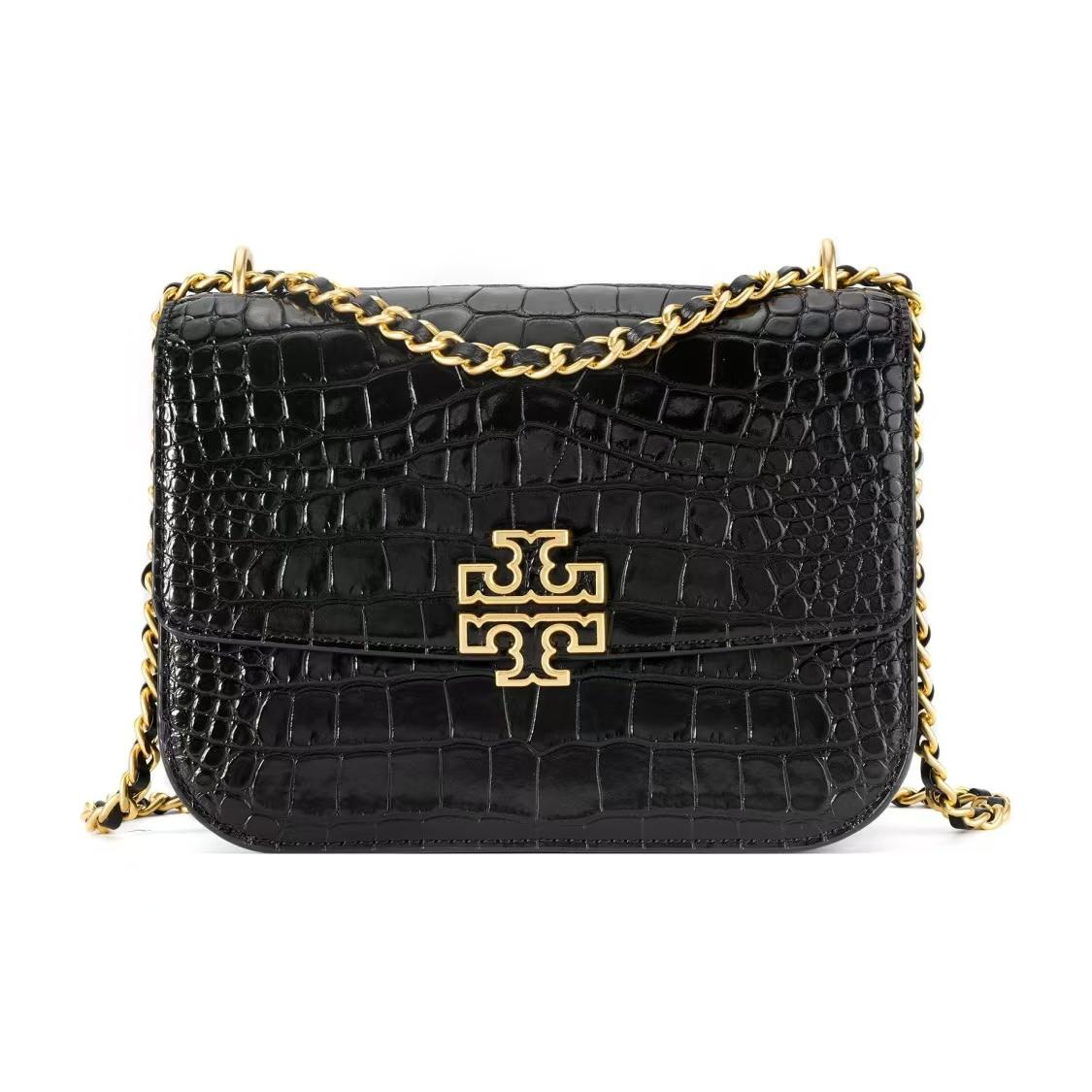 Tory Burch Britten krokodila raksta ķēdīte