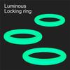 3pcs Penis Ring Sex Toys for Men Luminous Locking Ring Delayed Ejaculation Long Lasting Foreskin Orthosis Resistance Ring Adults