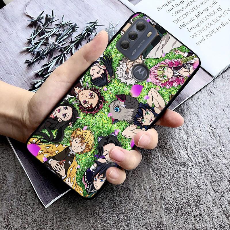 

Phone Case For Moto G85 G55 G05 G14 G75 G31 G50 G10 G20 G30 G60 G13 G32 G84 G54 G53 G72 G24 Power Anime Tanjiro Demon Slayer Moto G14
