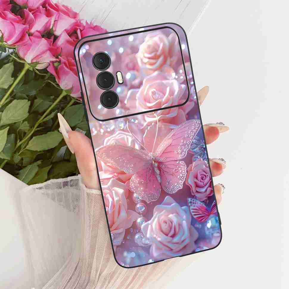 For Tecno Spark 8 Pro KG8 Casing Lovely Cartoon Protection Phone Case For Tecno Spark 8 Spark8 KG6 Soft TPU Silicon Cover