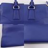 Salvatore Ferragamo Gancini Tote Bag GG-21F271 Blue leather Women Used