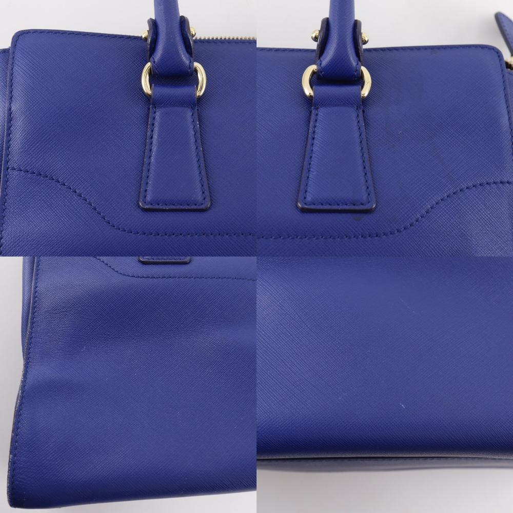 Salvatore Ferragamo Gancini Tote Bag GG-21F271 Blue leather Women Used
