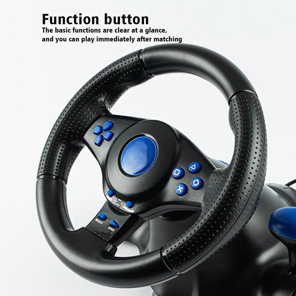 Multi-Platform Racing Wheel for Switch/Xbox/PS/PC Games