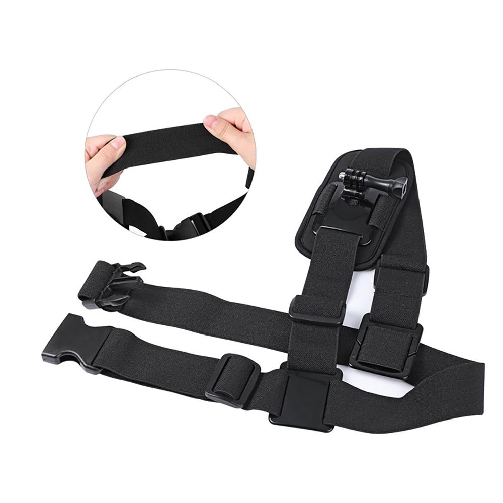 2025 New 360° Adjustable Shoulder Strap Mount-With Screw Adapter For GoPro Hero 13/12/11 Outdoor Cycling Vlogging Chest Harness