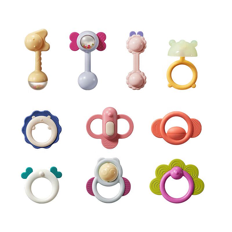 babycare 10-Piece Infant Rattle & Teether Set