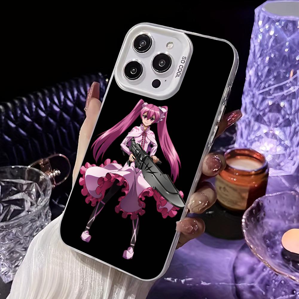 

Чехол для телефона Akame Ga Kill Mine для iPhone 17 16 15 14 13 12 11 X XR XS Air Pro Max Plus Белый Цветной Серебристый Чехол iPhone 12 Pro Max