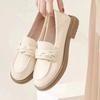 New Flat Shoes Celebrity Style Autumn Small Leather Shoes Soft-soled Casual Shoes