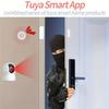 1-3pcs ZigBee Door Sensor Smart Home Window Entry Detector Tuya Smart Home Alarm System Voice Control Magnetic Security Sensor