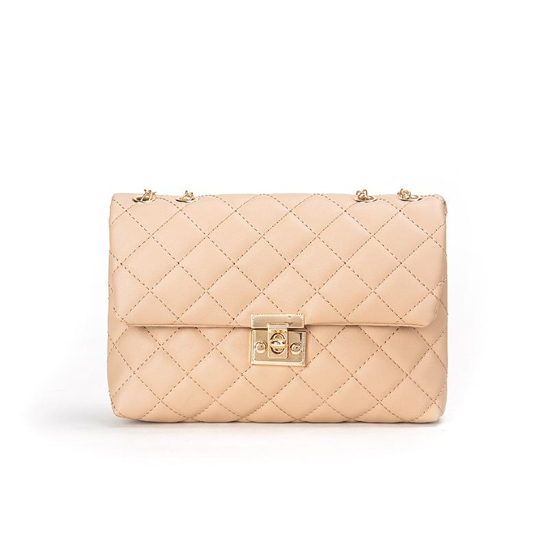 

Women s bag autumn new shoulder bag rhombus texture messenger bag shoulder bag, one piece хаки