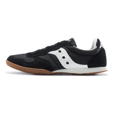 Mermi Yastıklamalı Kaymaz Aşınmaya Dayanıklı Nefes Alabilirlik Kısa Bilekli Koşu Ayakkabısı Kadın Siyah Beyaz Standart M Saucony S69007-5