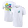 Unisex Cotton Short Sleeve Men's White Notre Dame Fighting Irish High Hurdles T-Shirt,Unisex,gift,Top