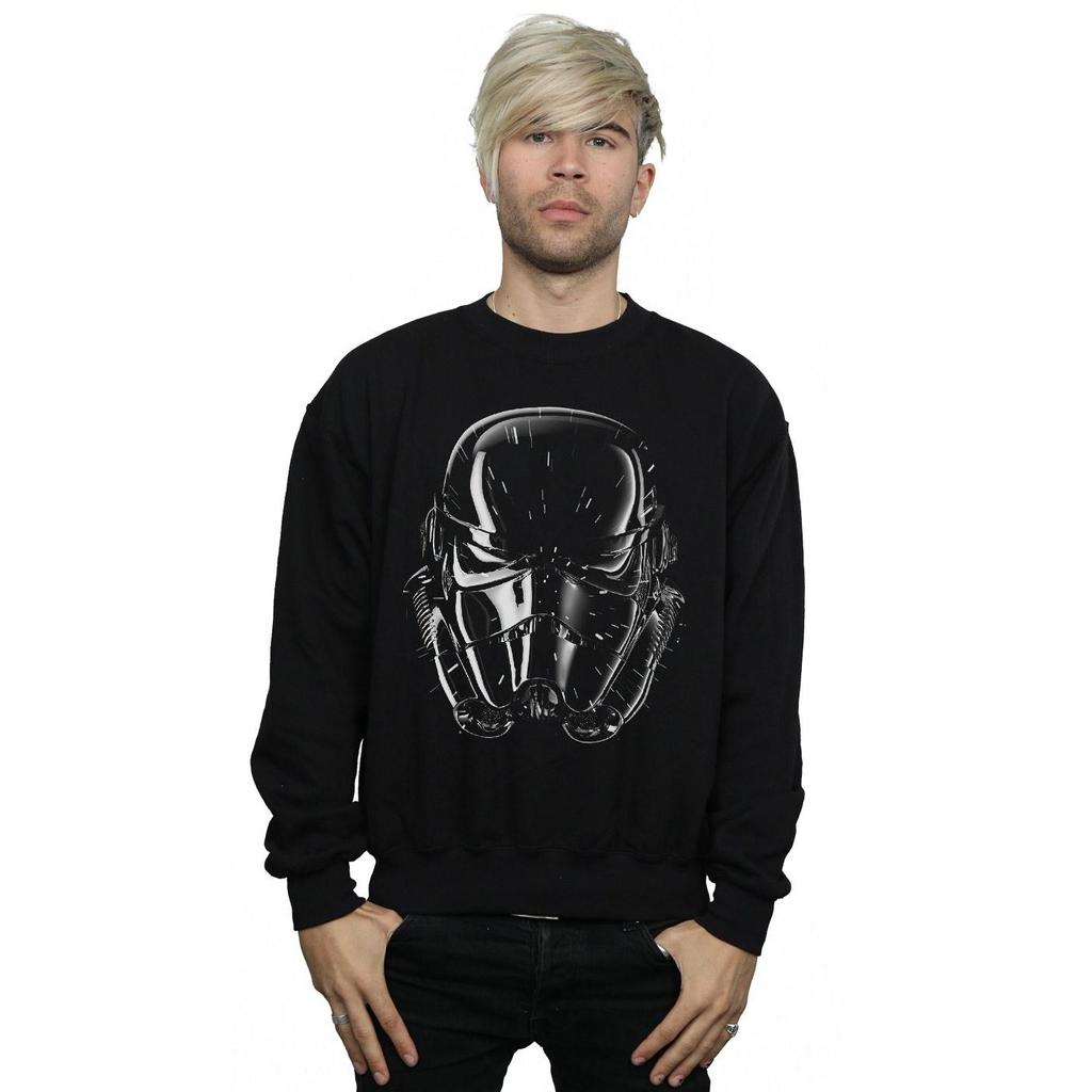 Star Wars Mens Stormtrooper Hyper Drive Helmet Sweatshirt