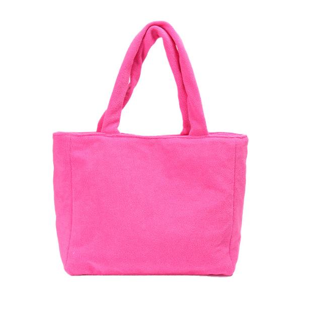 

2024 Высококачественная вместительная сумка-тоут из махровой ткани для осени/зимы