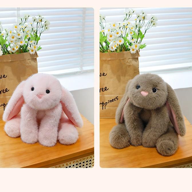 Fluffy Genuine AnTu Gongzai Little Rabbit Plush Toy Cushion