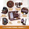 Gifts for Men Wood Phone Docking Station Desk Organizer Fathers Gifts Gifts for Him Xmas Gift Anniversary Birthday Presents Nightstand Key