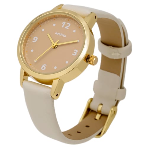 Fieldwork Women's Analog Watch with Leather Strap, White, GY076-1