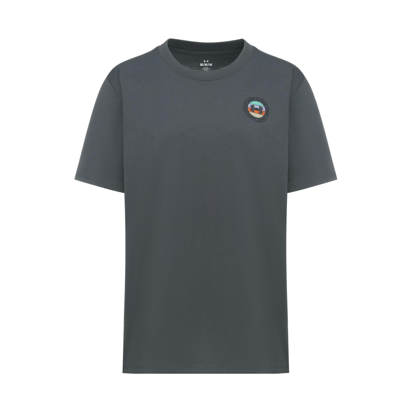 Under Armour Fog Mountains SS26 Short Sleeved T Shirts Women s Castle Rock Gray 6011170-025 L