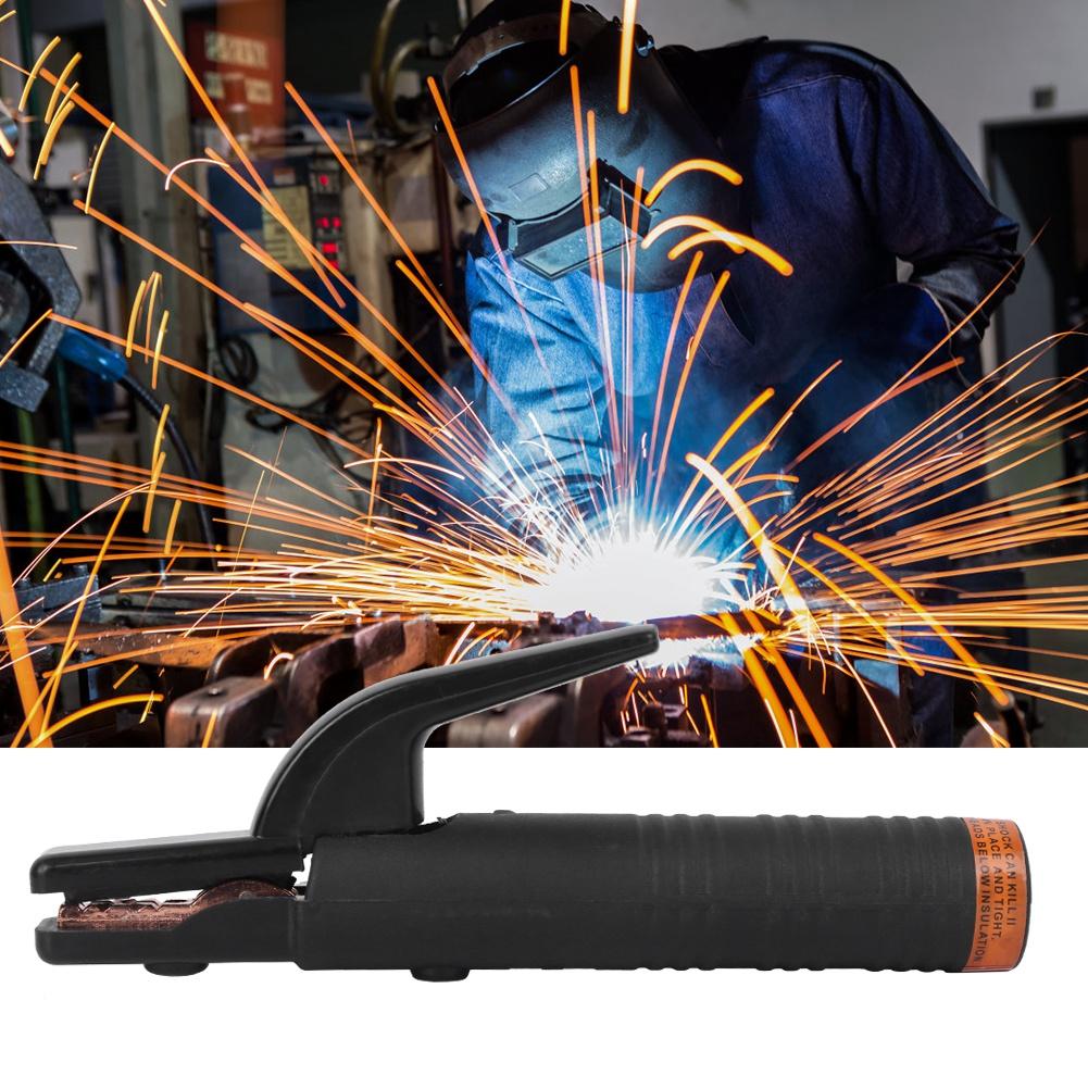 

Держатель сварочного электрода Американский Сверхпрочный Утолщенный Защищающий от ожогов Медный Зажим Клещи