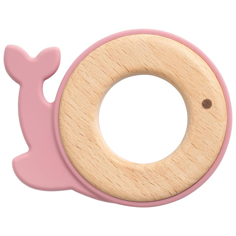 1Pcs Baby Teether Toy Cartoon Dolphin Shape Silicone Teether For Baby Chewing Teething Toy Kids Sensory Educational Toy