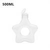 Portable 500ml Drink Bottle Star-Shaped Leak-Proof Juice Bottle Wristband-Shaped Water Bottle Outdoors