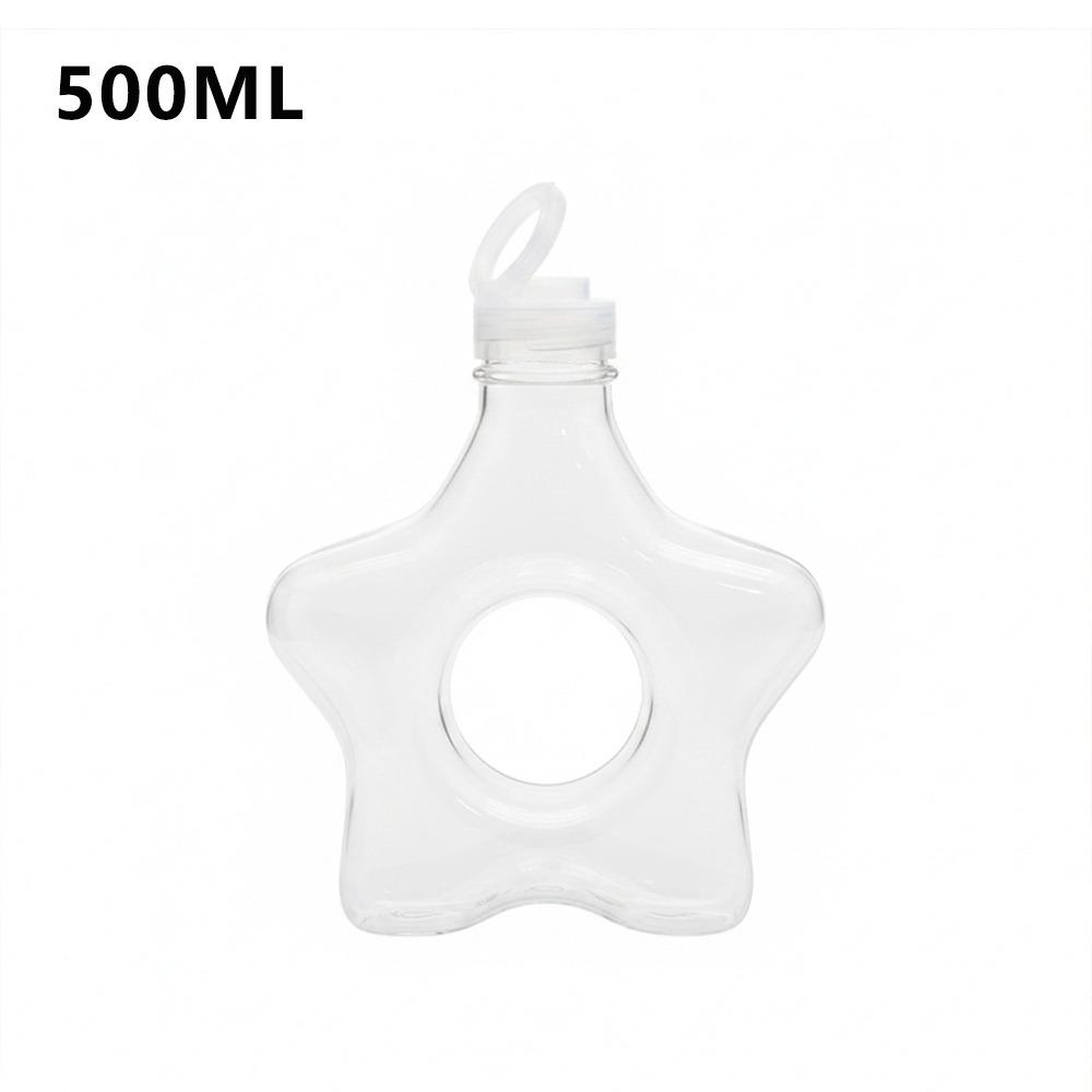 

Portable 500ml Drink Bottle Star-Shaped Leak-Proof Juice Bottle Wristband-Shaped Water Bottle Outdoors 500ml