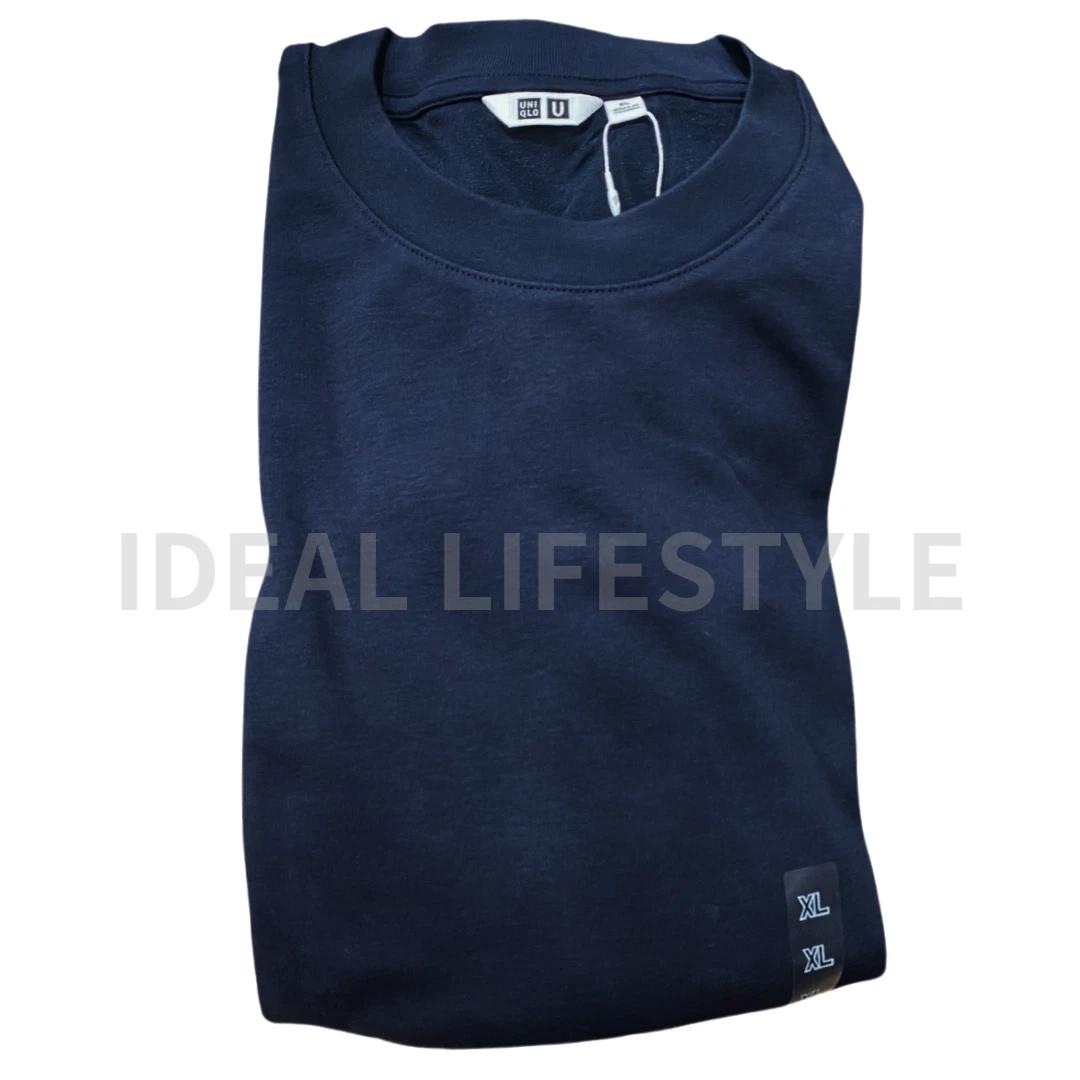 UNIQLO U AIRism Cotton Crew Neck Long-Sleeve T-Shirt S-4XL Cool-Touch 479781 NWT 3XL