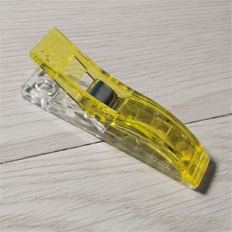 10pcs Colorful Sewing Craft Quilt Binding Plastic Clip Fabric Clamps for Patchwork Sewing Hemming DIY Crafts Tools