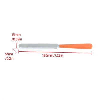 Guitar Fret Crowning File Leveling Tool Fret Edge File Guitar Repair Tool Metal Narrow Double Cutting Edge Tool