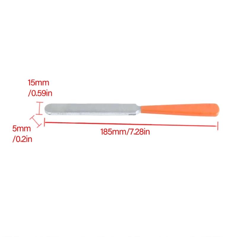 Fret Crown Edge Grinding File Guitar Repair Tool Metal Narrow Double Cutting Edge Tool Guitar Repair Tool for Luthier
