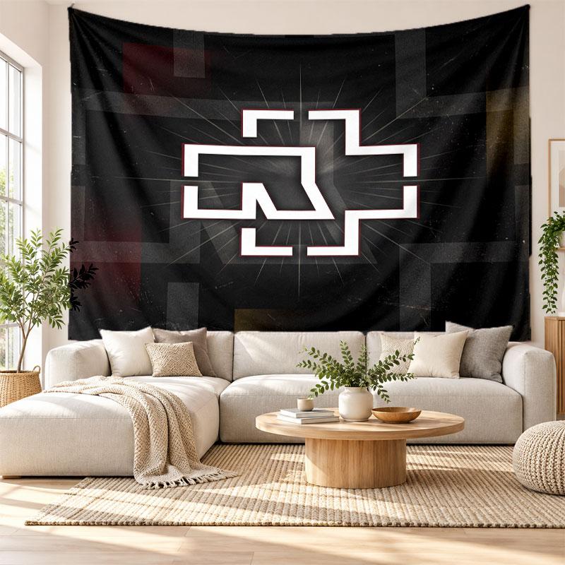 Rammstein Wall Tapestry, Soft Fabric Wall Hanging, Decorative Backdrop For Bedroom Home Wall Art
